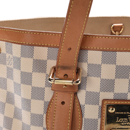 Louis Vuitton Damier Azur Hampstead MM 18 of 25