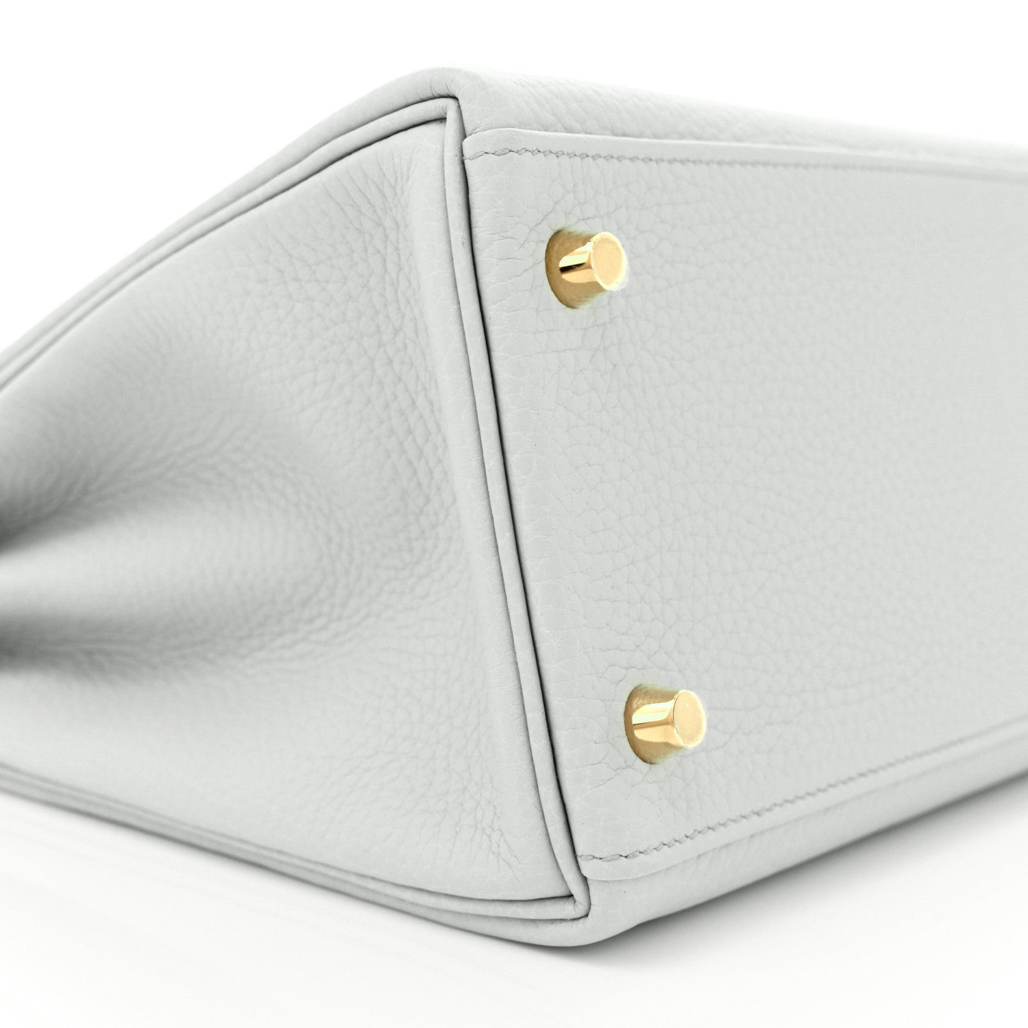 Hermes Taurillon Clemence Kelly Retourne 28 Bleu Pale 9 of 12