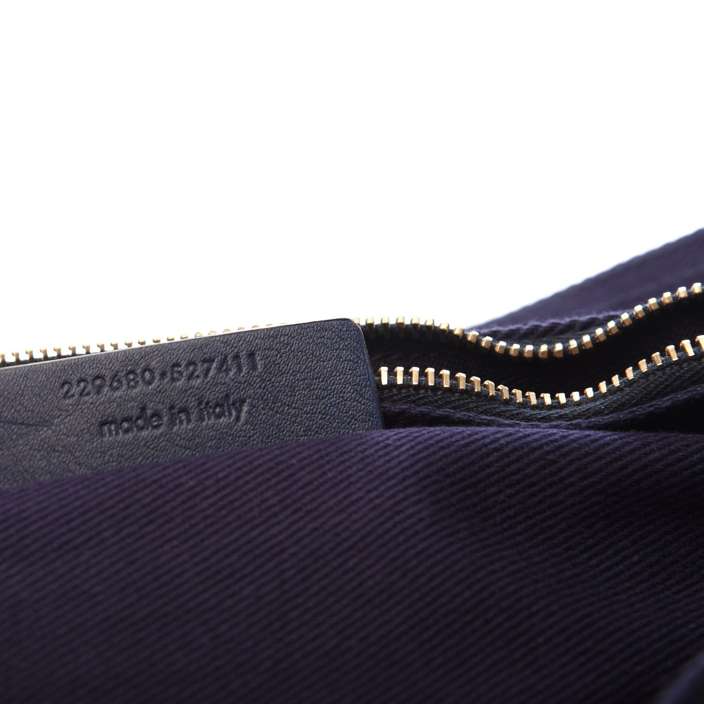 Calfskin Canvas Medium Muse Two Navy