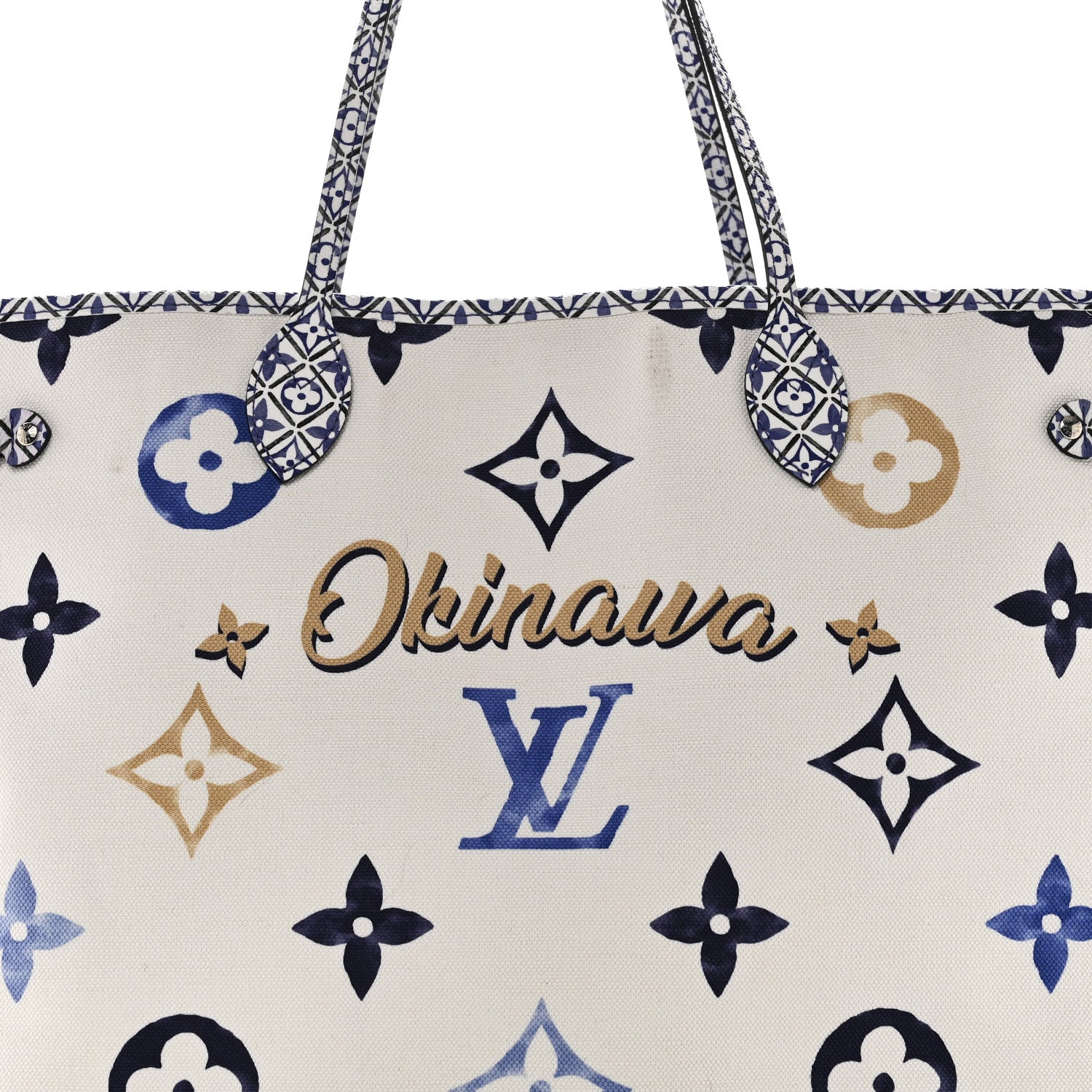 Louis Vuitton Monogram Canvas By The Pool Okinawa 2.0 Neverfull GM Blue 9 of 13