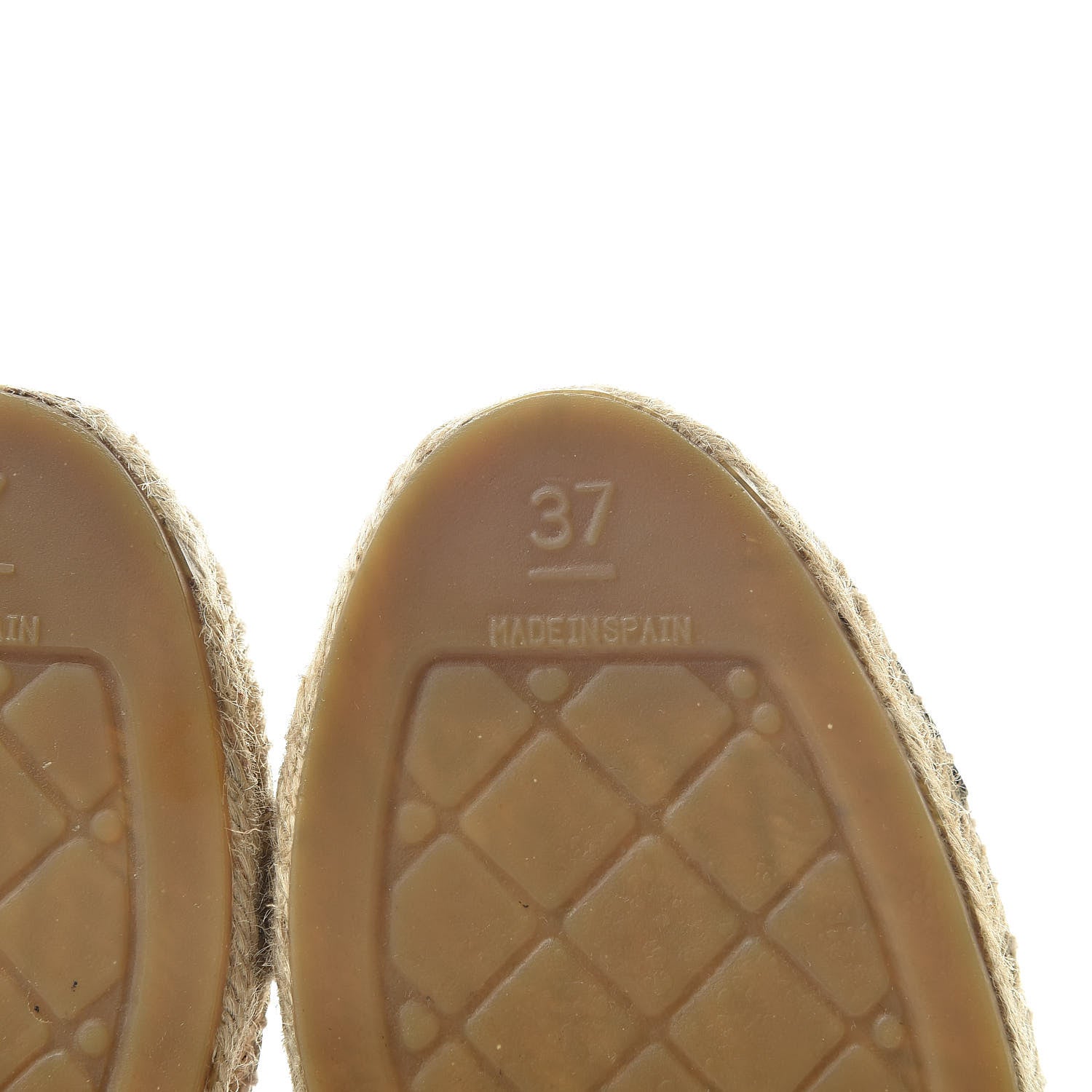 Chanel Crepe Patent CC Espadrilles 37 Multicolor Black 6 of 9