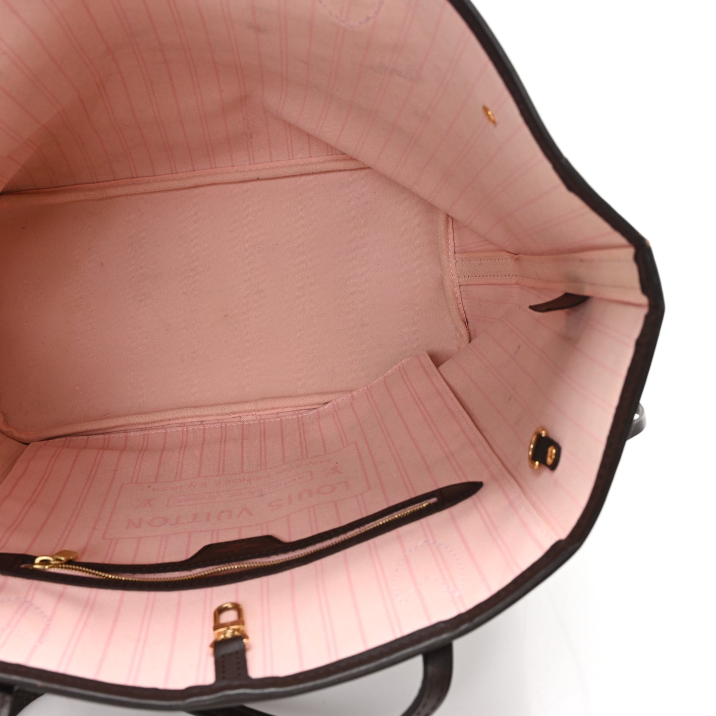 Damier Ebene Neo Neverfull MM Rose Ballerine