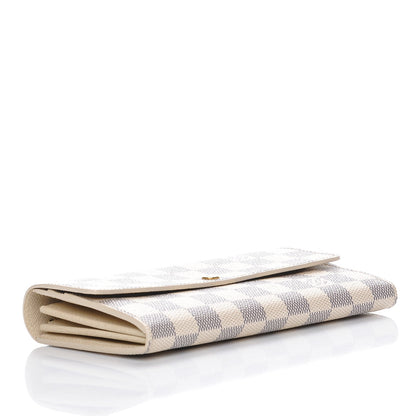 Louis Vuitton Damier Azur Sarah Wallet 4 of 9