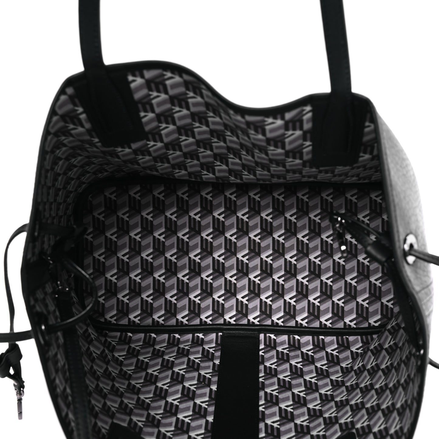 Visetos Medium Liz Reversible Shopper Tote Black