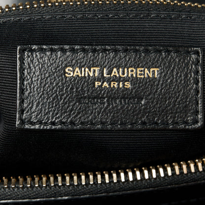 Saint Laurent Calfskin Y Quilted Monogram Medium Loulou Chain Satchel Black 7 of 11