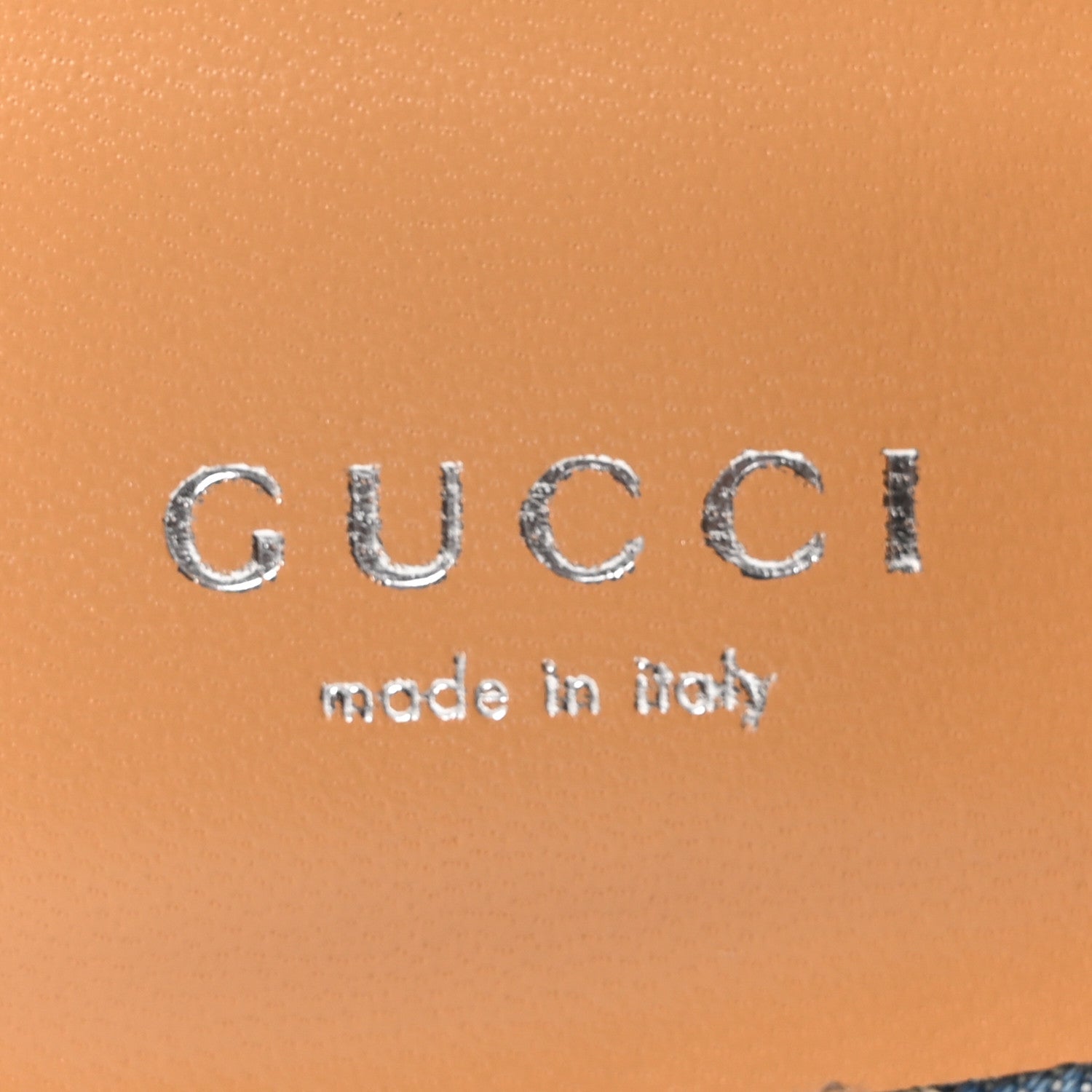 Gucci New Denim GG Malaga Kid Womens Princetown Slippers 37.5 Light Blue Royale 8 of 10