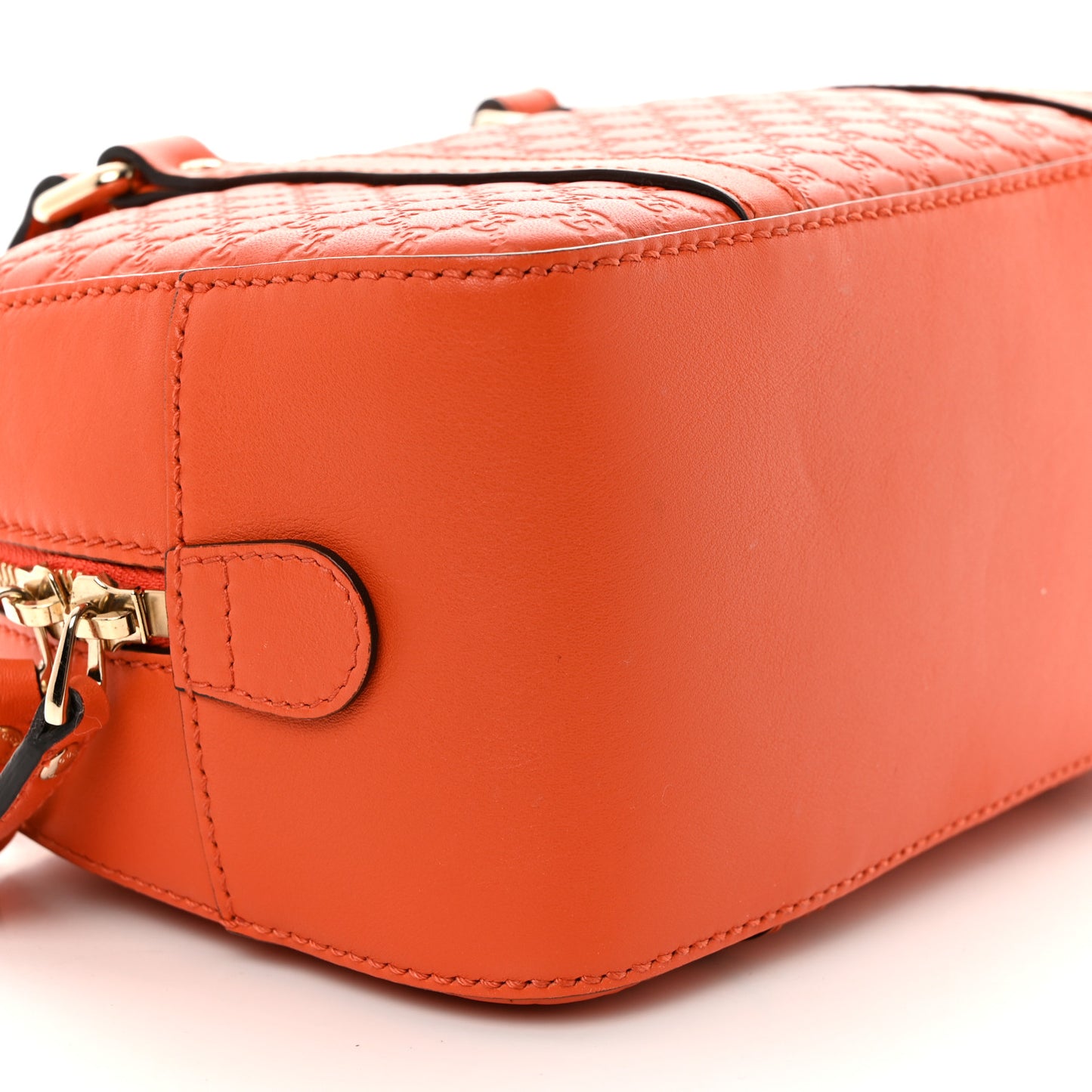 Soft Microguccissima Small Crossbody Bag Sun Orange