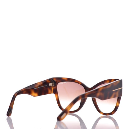 Tom Ford Acetate Anoushka Cat Eye Sunglasses TF371 Tortoise Shell 4 of 8
