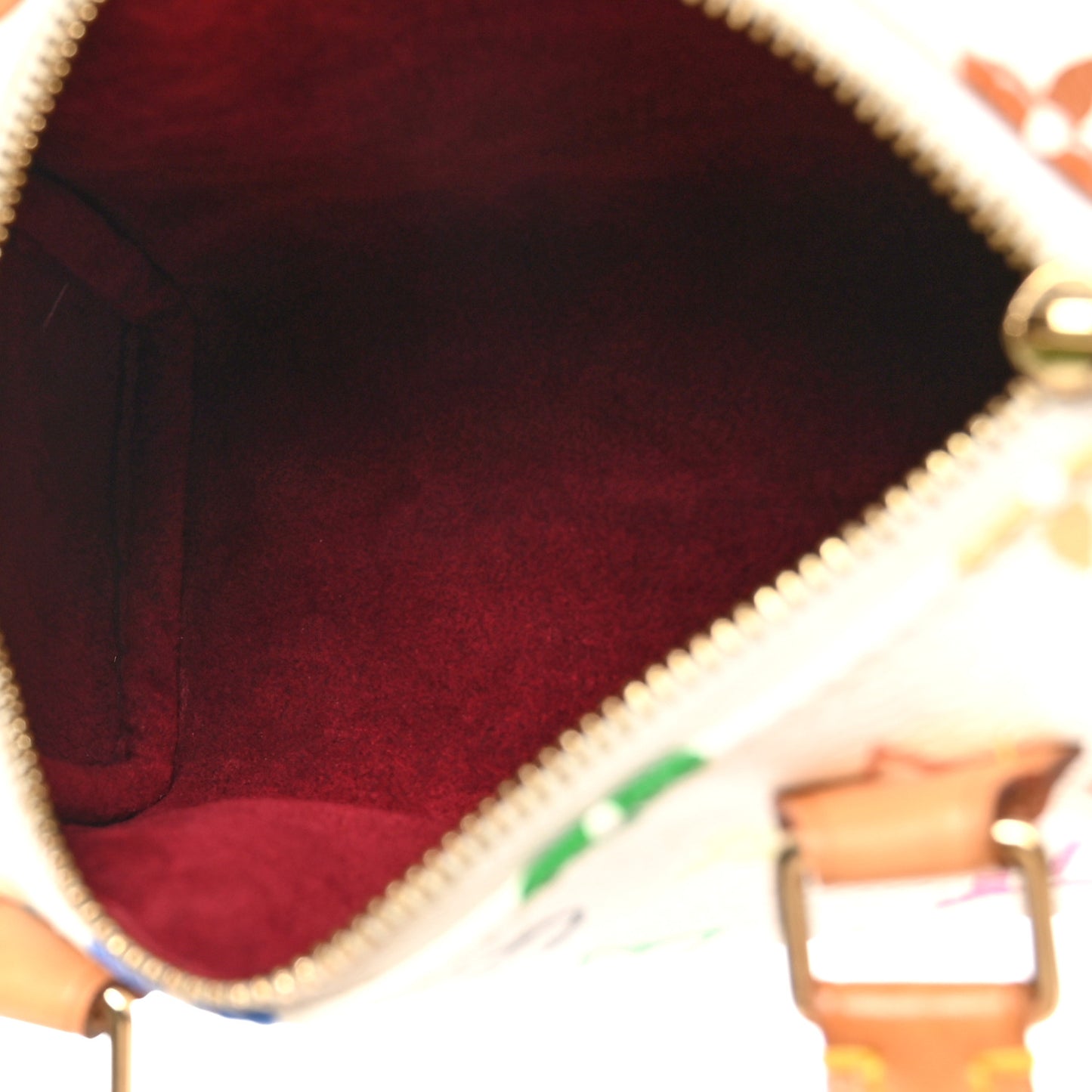 Monogram Multicolor Mini Sac HL Speedy White
