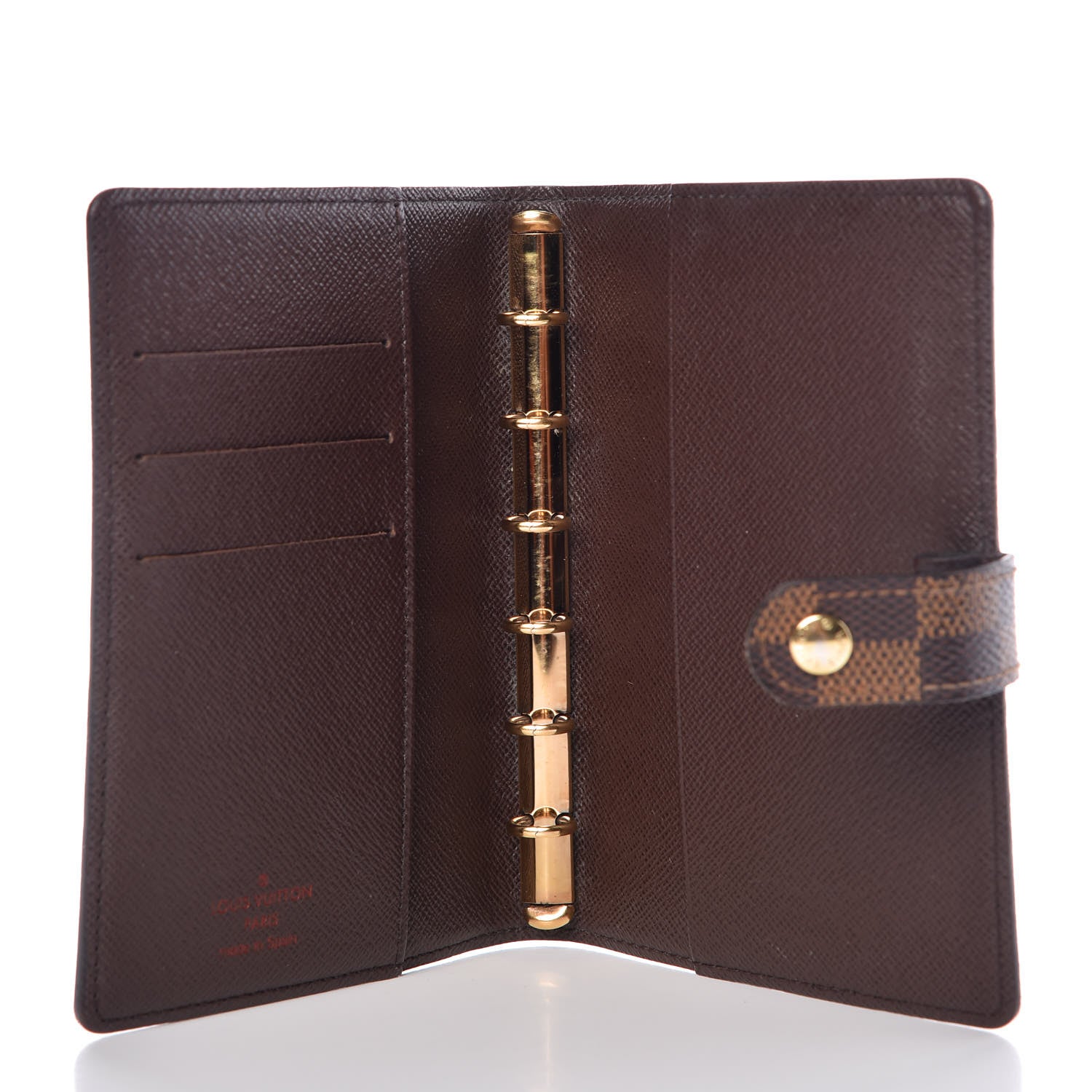 Louis Vuitton Damier Ebene Small Ring Agenda Cover 5 of 7