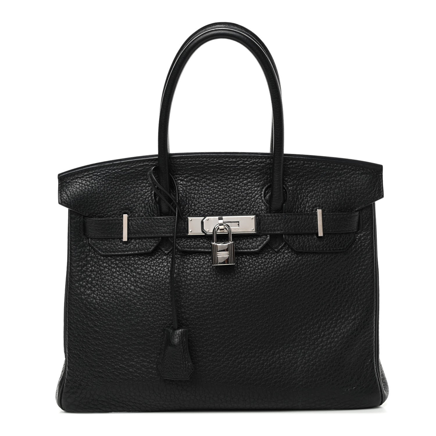 Hermes Taurillon Clemence Birkin 30 Black 1 of 12
