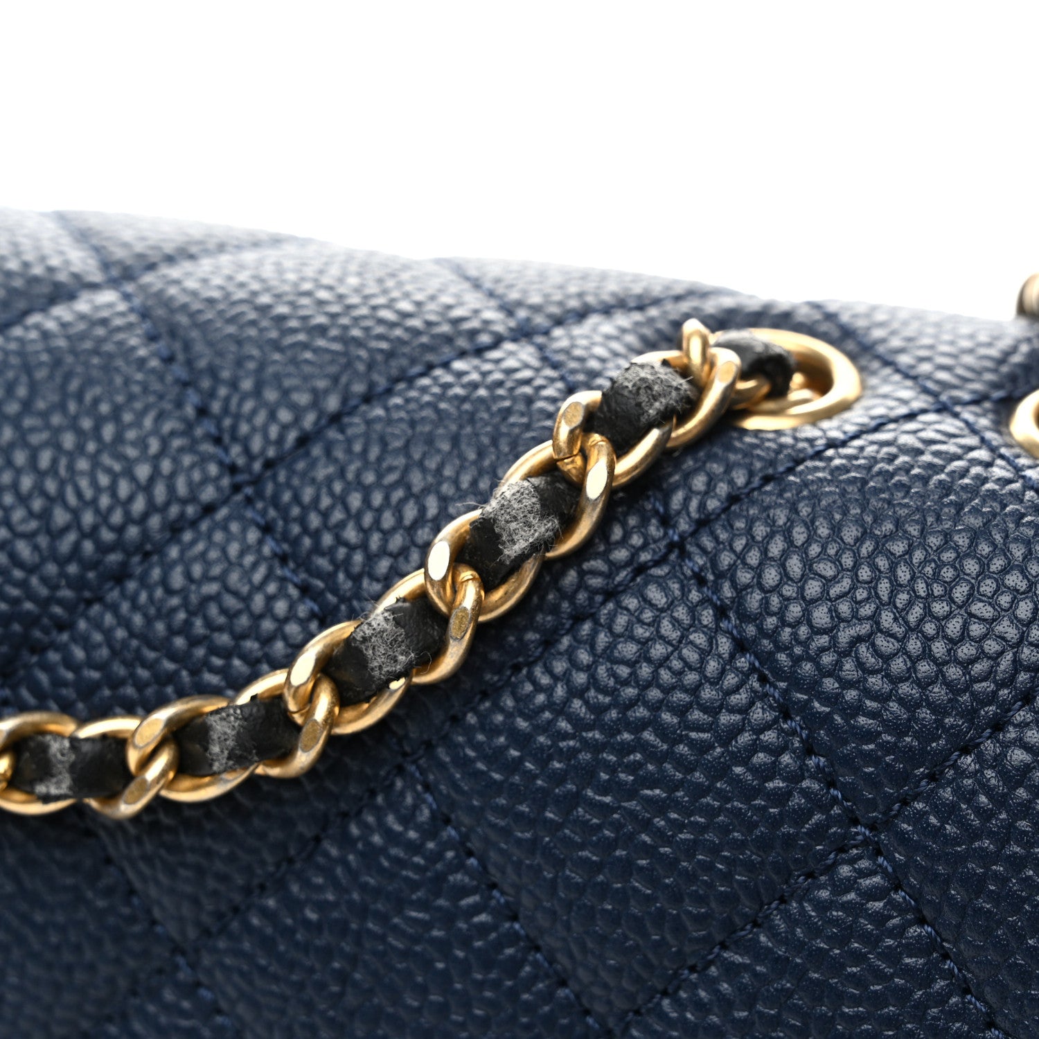 Chanel Caviar Quilted Small CC Filigree Flap Navy Black 2 of 10