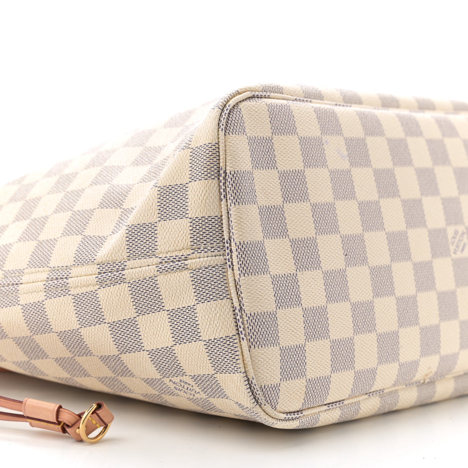 Louis Vuitton Damier Azur Neo Neverfull MM Rose Ballerine 9 of 16