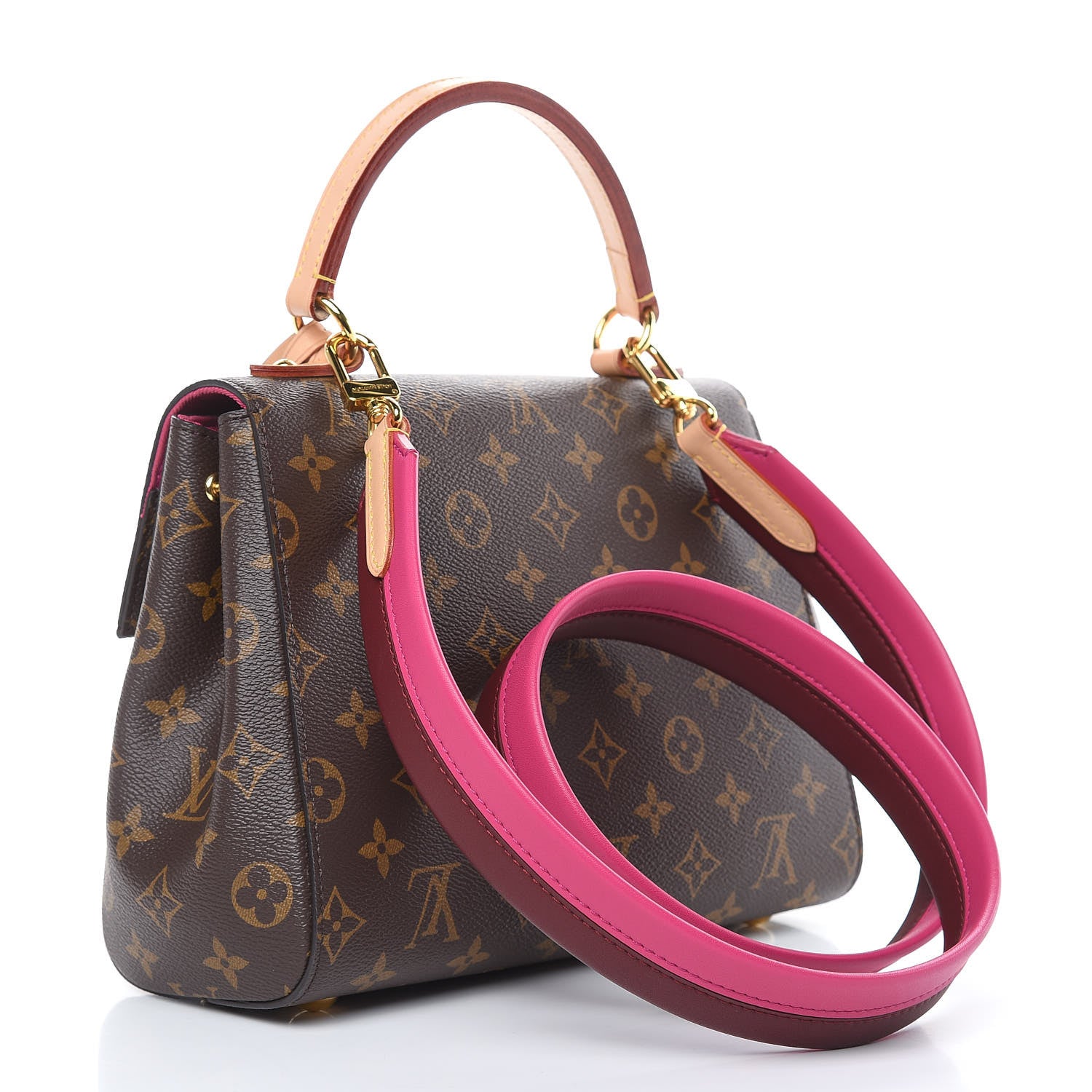 Louis Vuitton Monogram Cluny BB Bordeaux Fuchsia 3 of 10