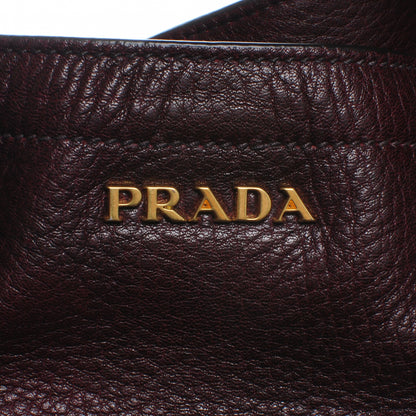 Prada Vitello Daino Hobo Amaranto 5 of 8