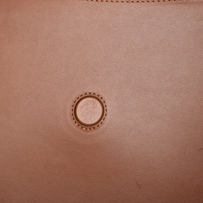 Mansur Gavriel Calfskin Envelope Flap Crossbody Bag Saddle 10 of 12