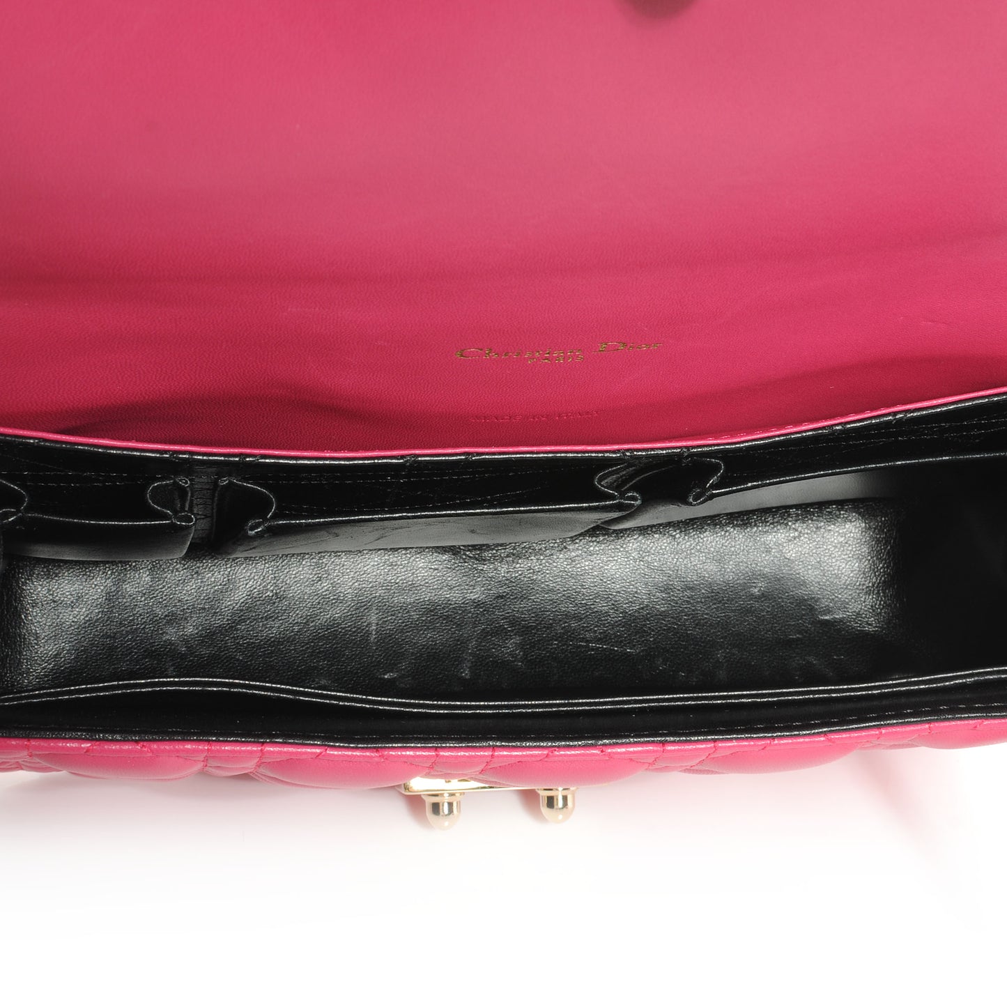 Lambskin Cannage Medium Miss Dior Flap Sorbet