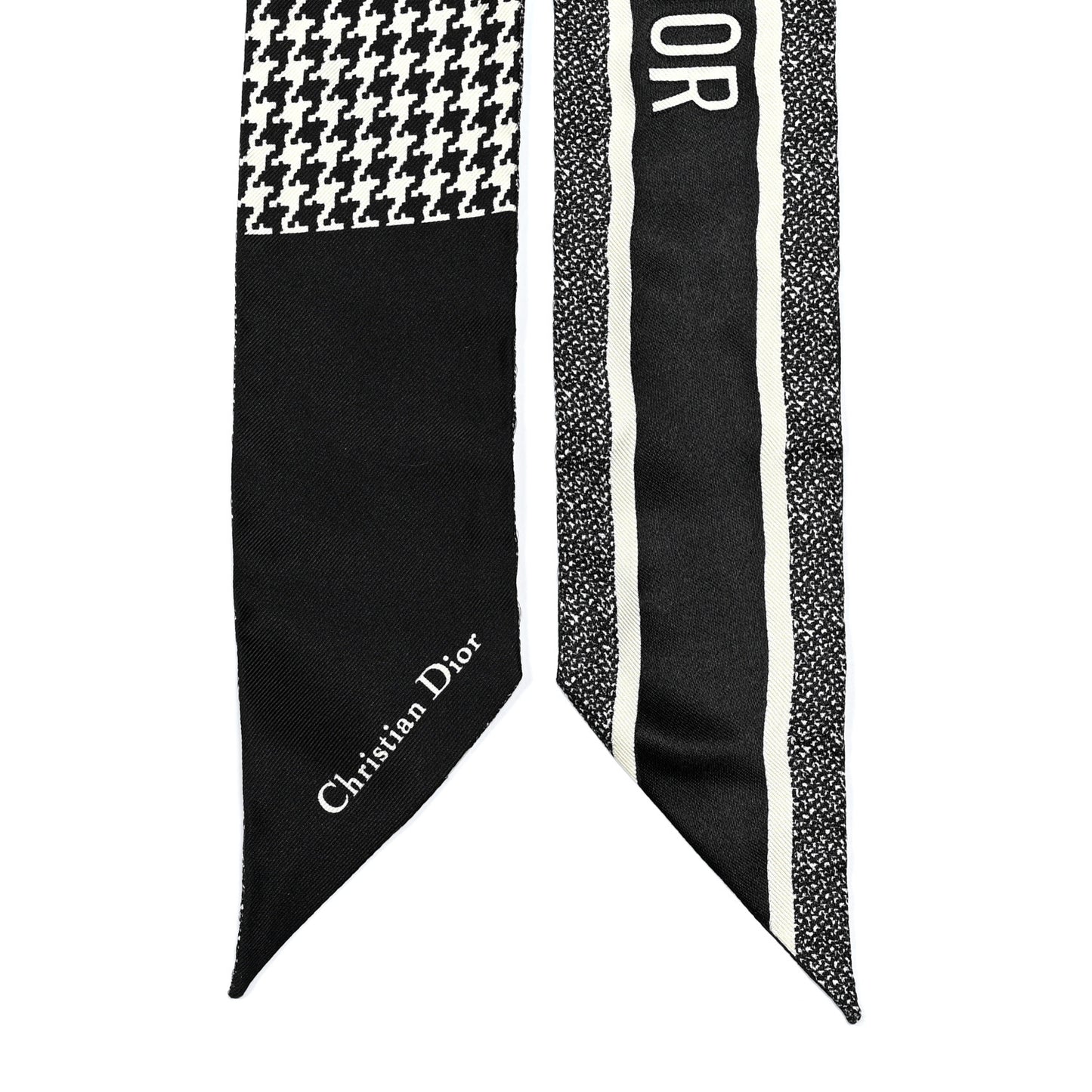 Silk 30 Montaigne Mitzah Scarf Black White