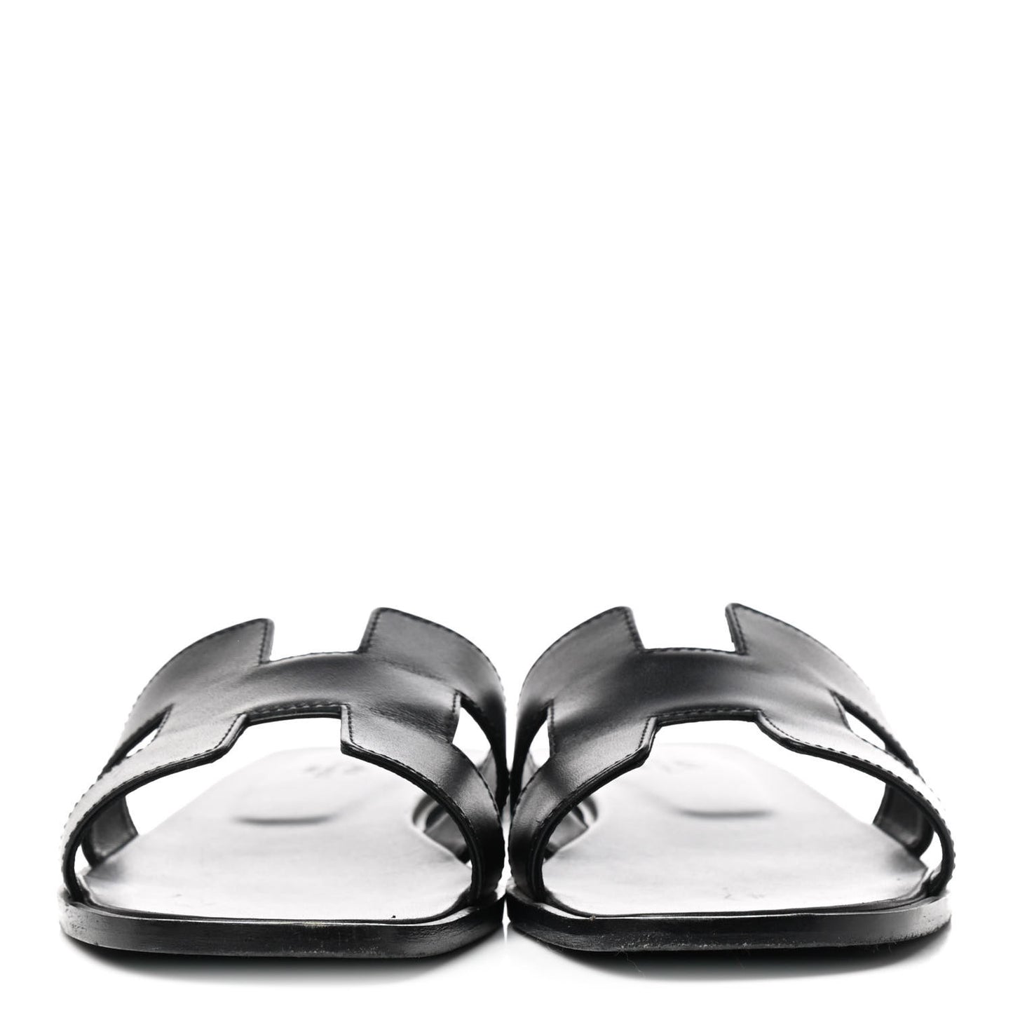 Box Calfskin Oran Sandals 40.5 Black