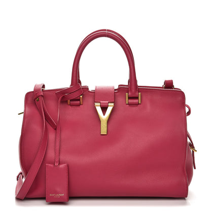 Saint Laurent Calfskin Small Classic Y Cabas Fuchsia 1 of 9