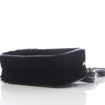 Saint Laurent Velour Matelasse Monogram Lou Belt Bag Black 10 of 10