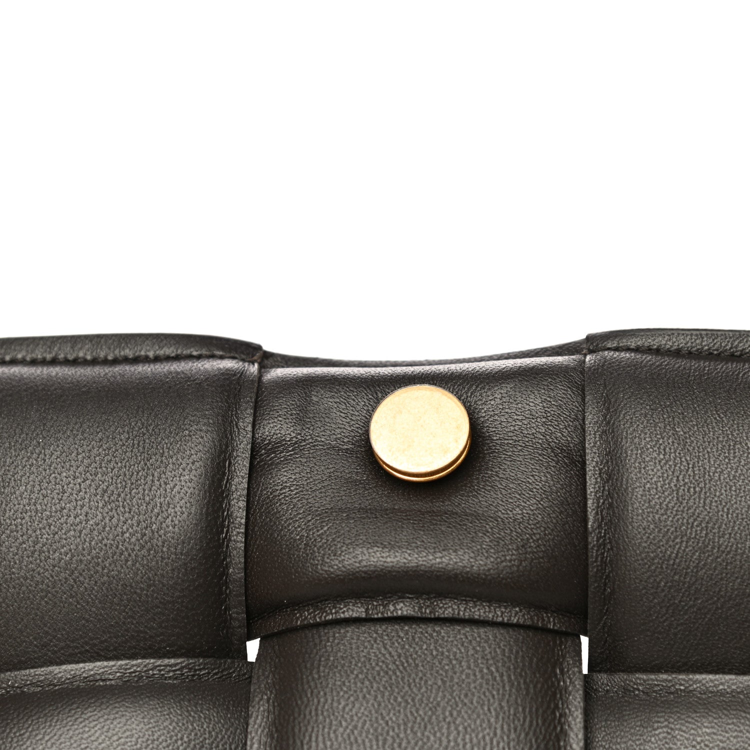 Bottega Veneta Lambskin Maxi Intreccio Padded Chain Cassette Crossbody Bag Black 13 of 18