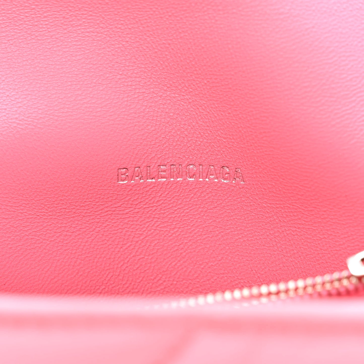 Crushed Calfskin Quilted Small Crush Chain Bag Sweet Pink