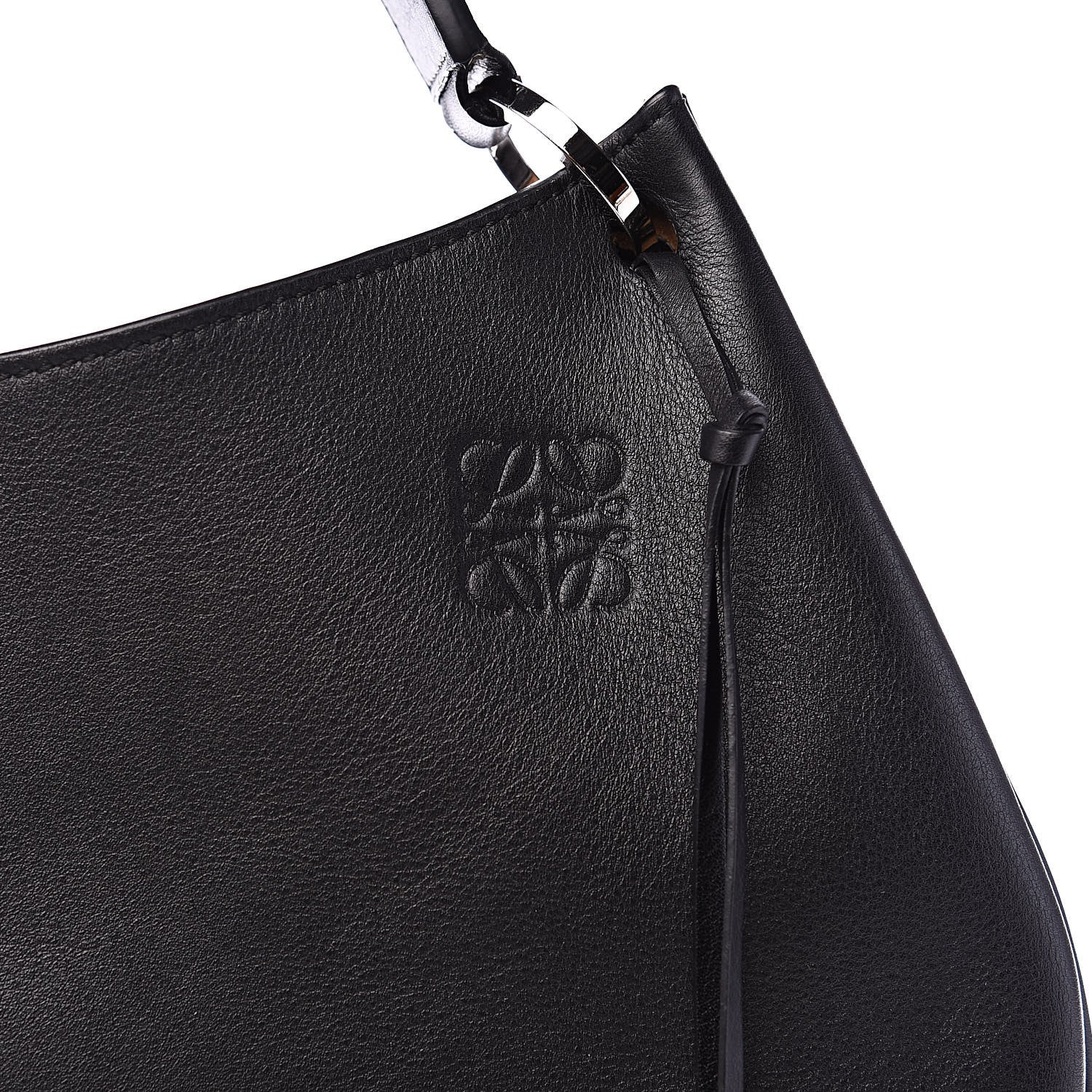 Loewe Calfskin Fortune Hobo Black 10 of 11