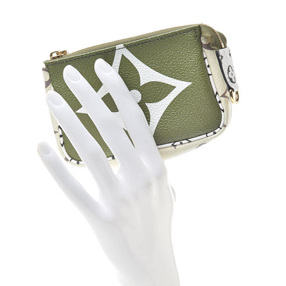 Louis Vuitton Monogram Giant Micro Pochette Accessories Kaki White 2 of 8