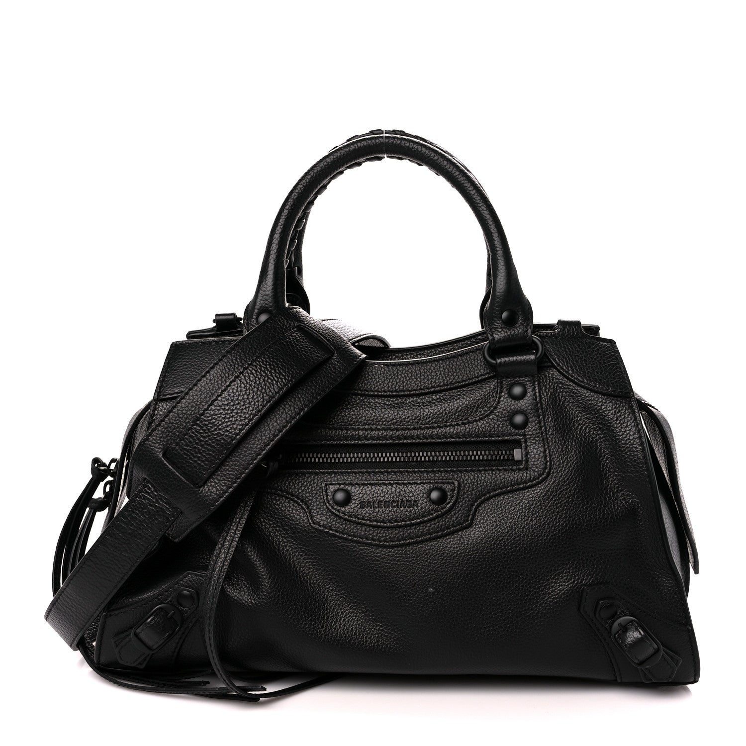 Balenciaga Grained Calfskin Neo Classic Black Hardware S City Black 1 of 12