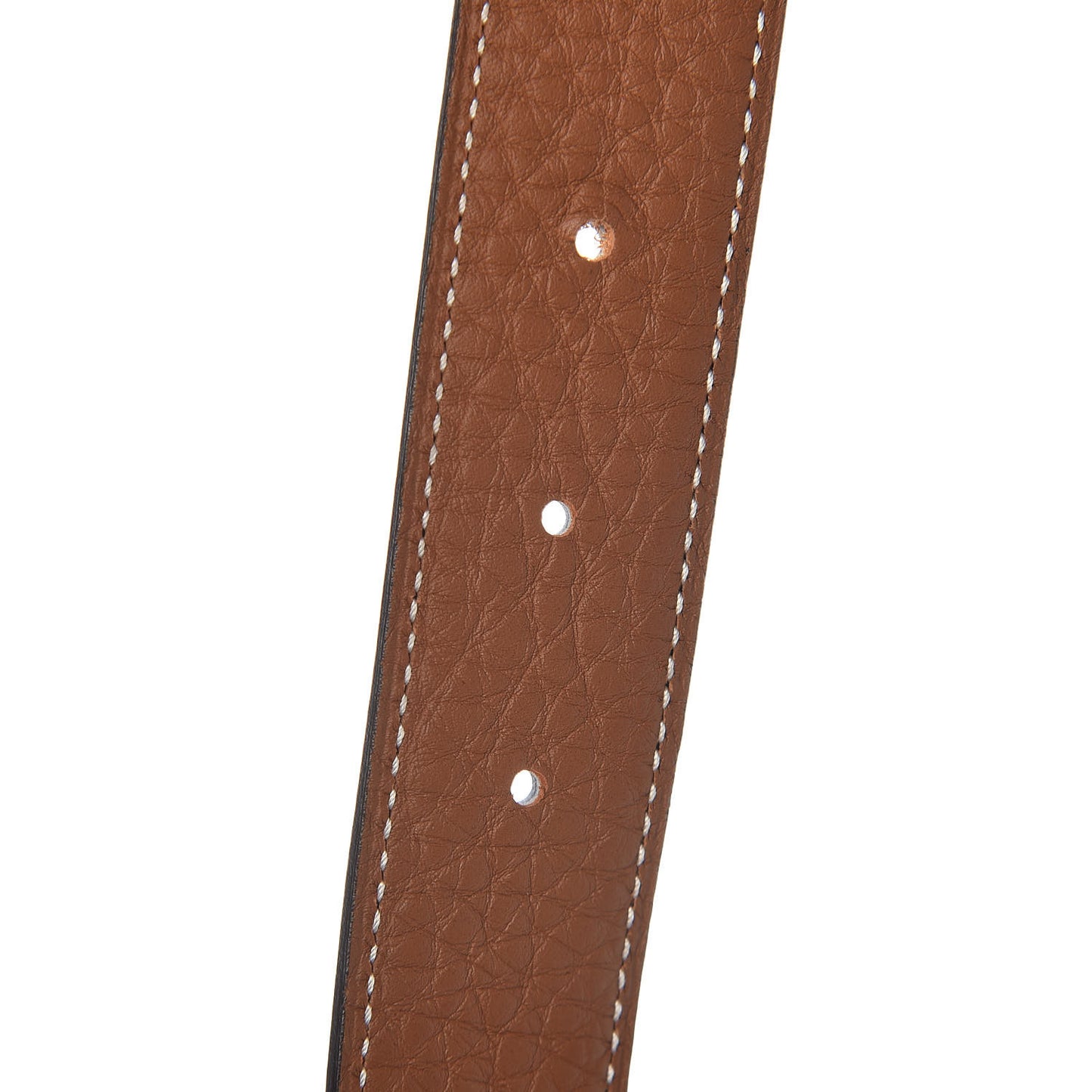 Box Taurillon Clemence 32mm H Belt 85 Black Gold