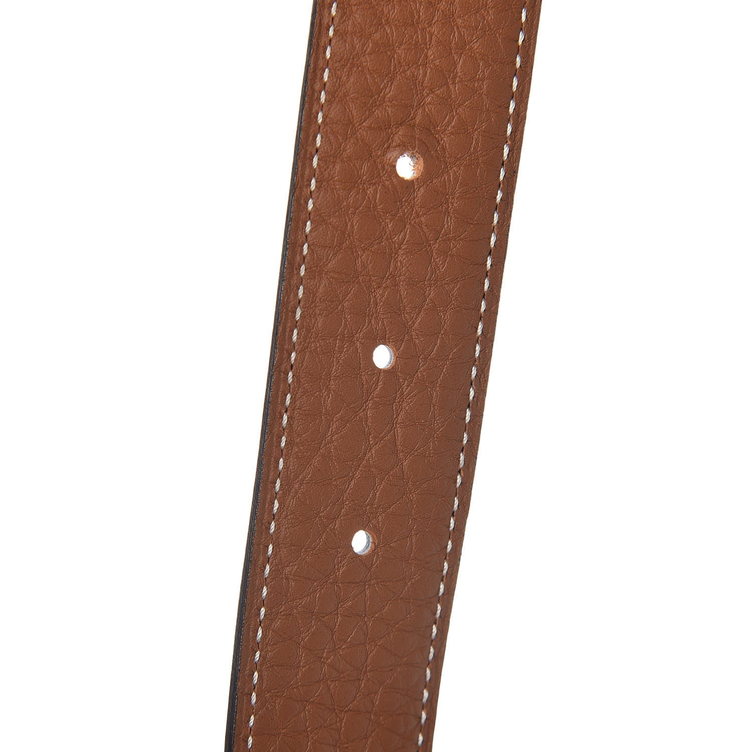 Hermes Box Taurillon Clemence 32mm H Belt 85 Black Gold 5 of 7