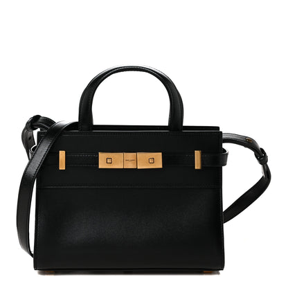 Saint Laurent Smooth Calfskin Manhattan Nano Shopper Tote Black 1 of 7