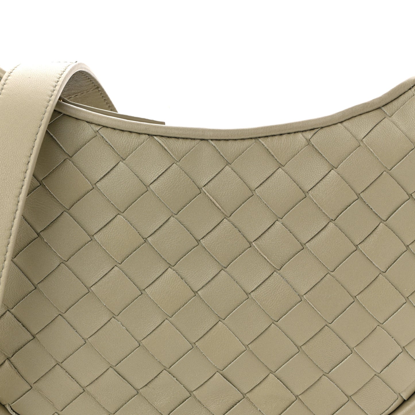 Nappa Intrecciato Small Gemelli Multipocket Bag Travertine Muse