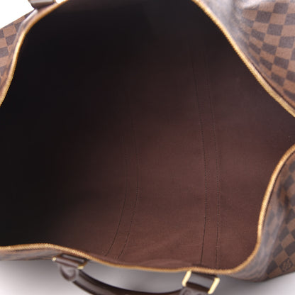 Louis Vuitton Damier Ebene Keepall Bandouliere 55 7 of 15