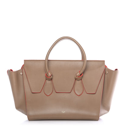 Celine Crisped Calfskin Medium Tie Knot Tote Taupe 1 of 14