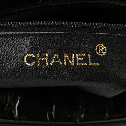 Chanel Patent Quilted Tassel Camera Case Black 6 of 10