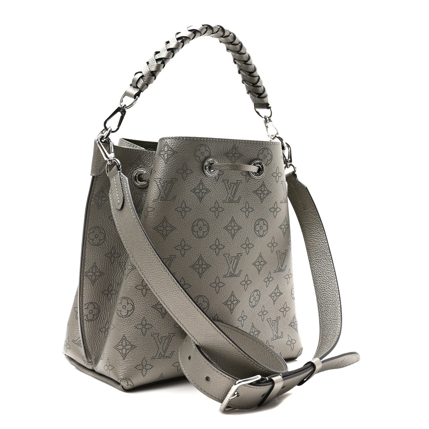 Louis Vuitton Metallic Mahina Muria Gris Souris 3 of 9