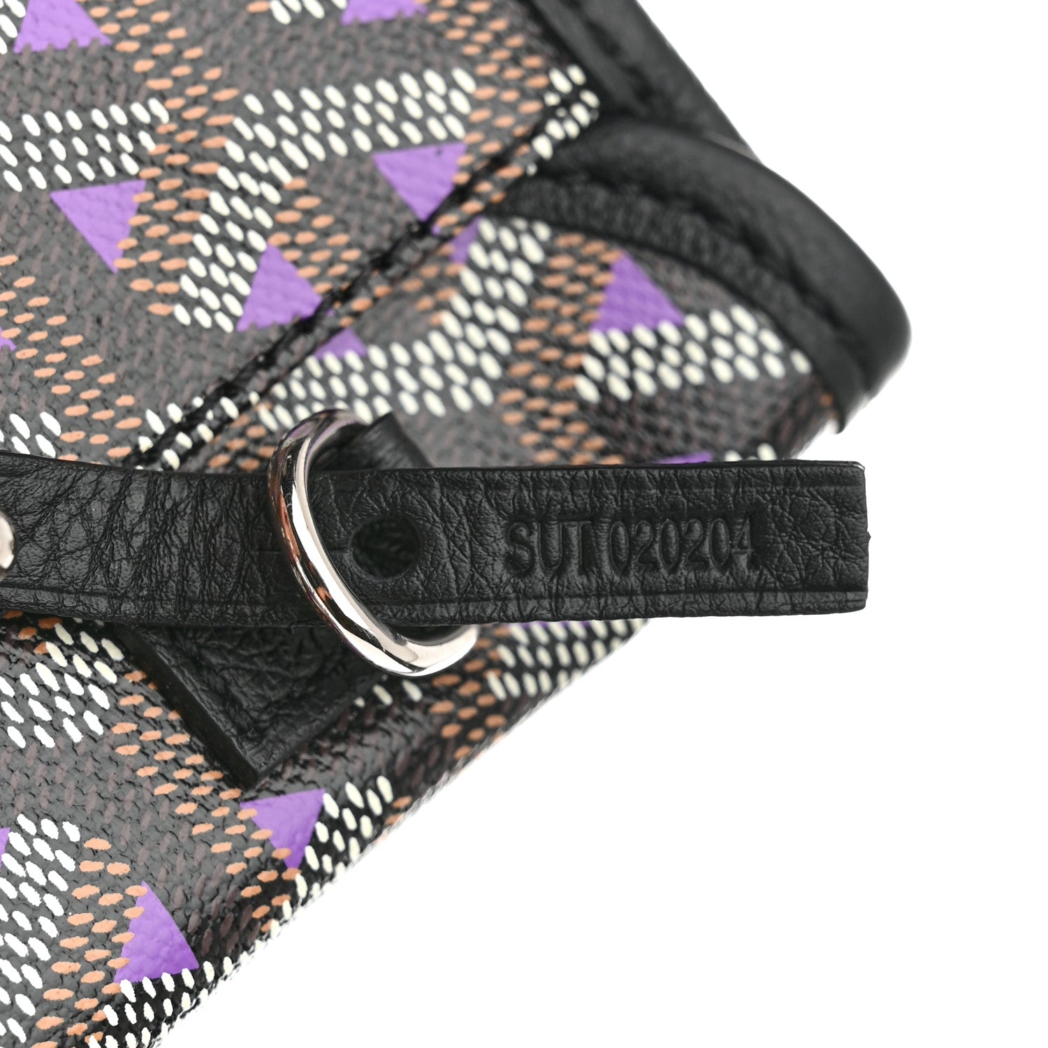 Goyard Goyardine Saint Louis Claire Voie GM Black Purple 8 of 11