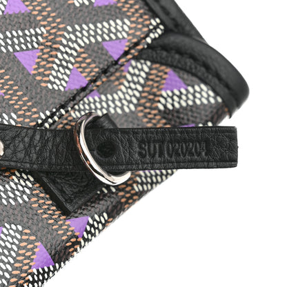 Goyard Goyardine Saint Louis Claire Voie GM Black Purple 8 of 11