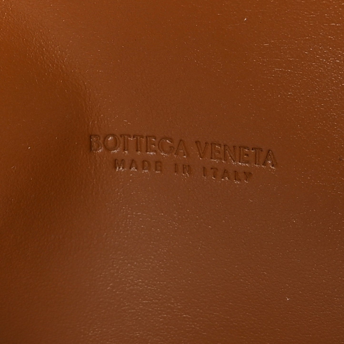 Nappa Intrecciato Long Andiamo Top Handle Clutch Cognac