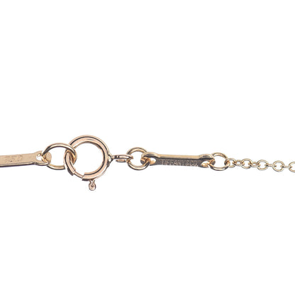 Tiffany 18K Yellow Gold Elsa Peretti 3 Open Heart Station Necklace 7 of 8