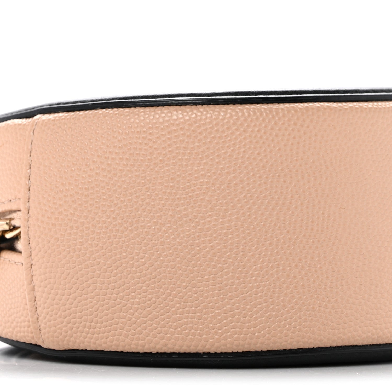 Chanel Caviar Quilted Round Filigree Crossbody Beige Black 9 of 12