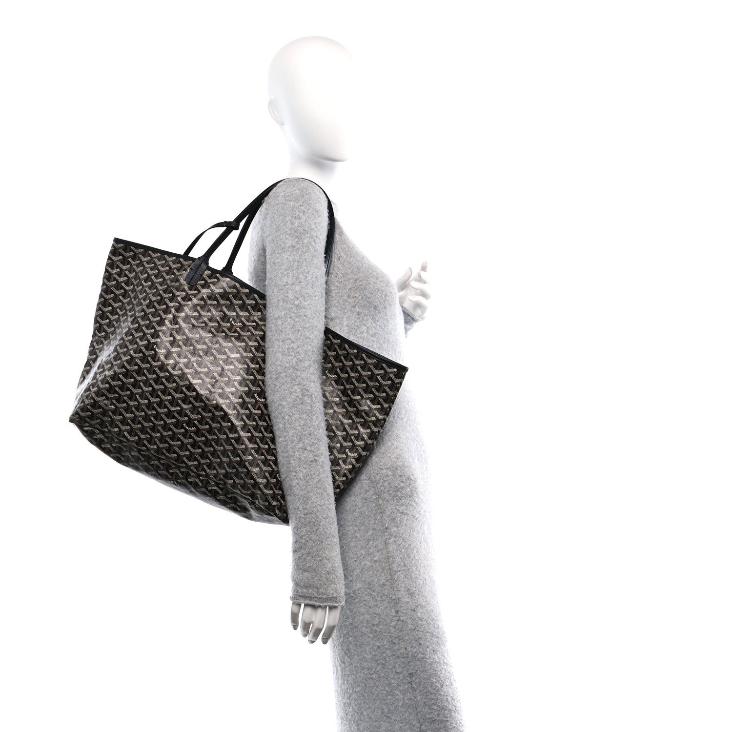 Goyard Goyardine Saint Louis GM Black 2 of 11