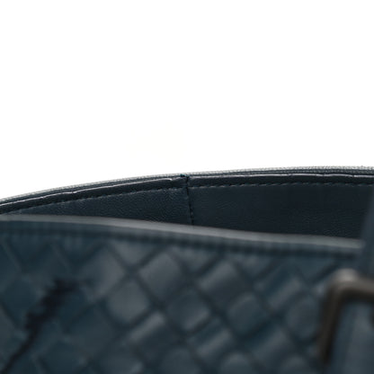 Bottega Veneta Nappa Intrecciato Graffiato Medium Tote Petrol 10 of 12