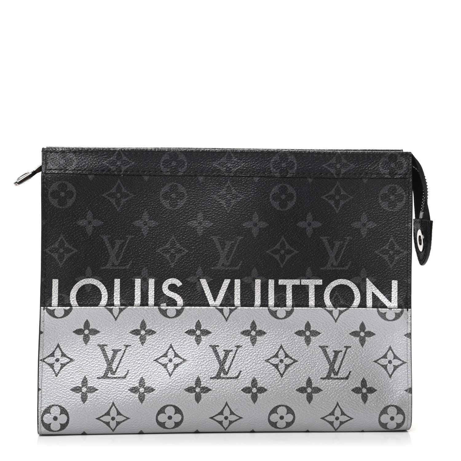 Louis Vuitton Monogram Eclipse Split Pochette Voyage MM 1 of 8