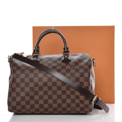 Louis Vuitton Damier Ebene Speedy Bandouliere 30 12 of 12