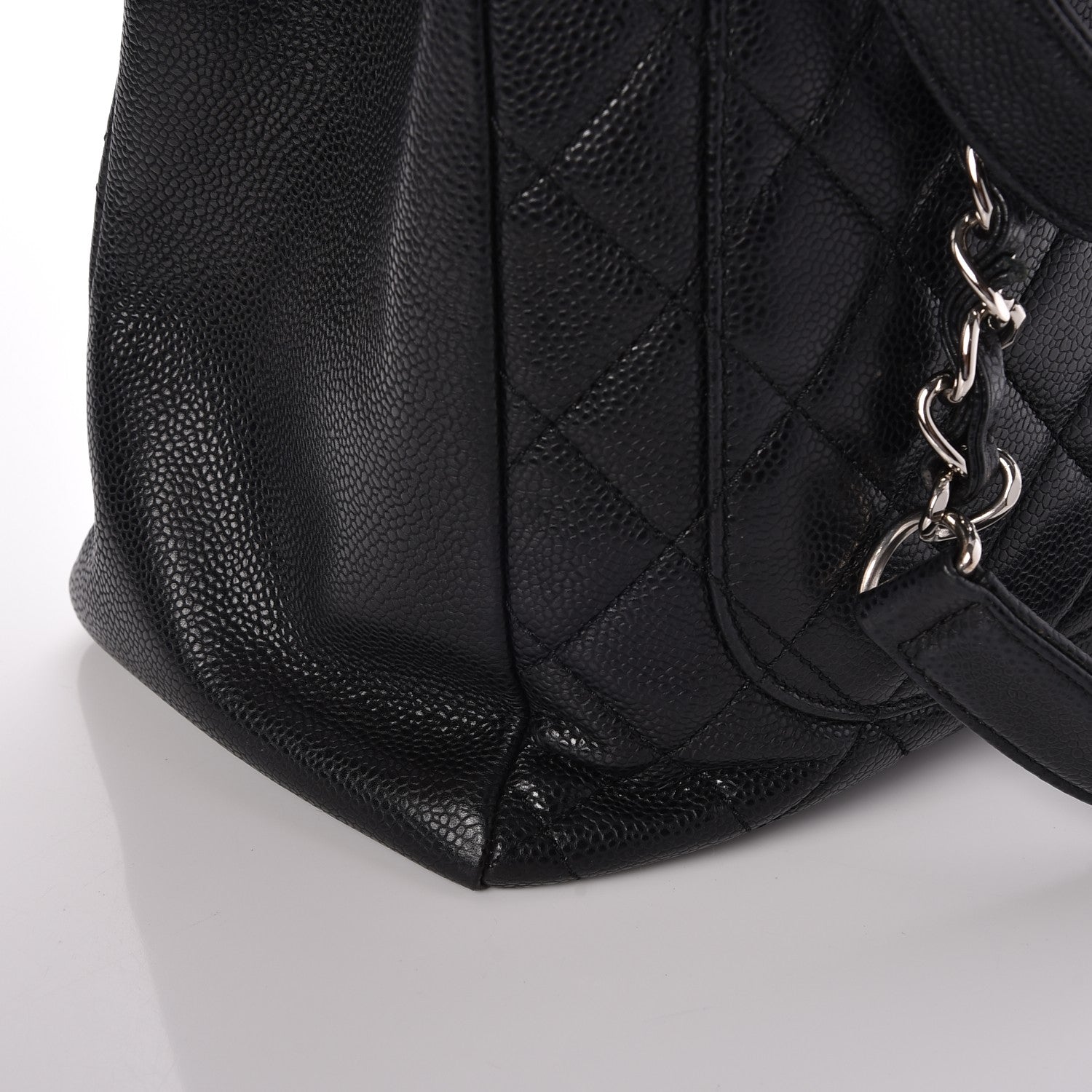 Chanel Caviar Quilted Grand Shopping Tote GST Black 9 of 9