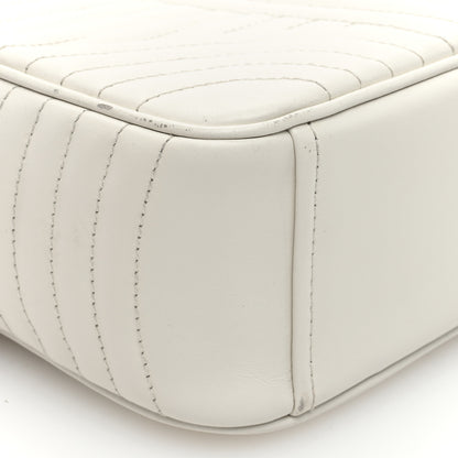 Prada Soft Calfskin Diagramme Crossbody Bag White 8 of 9