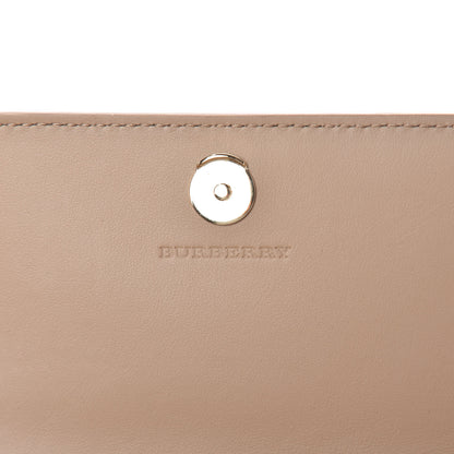 Burberry Haymarket Check Henley Wallet On Chain Mid Camel 6 of 11